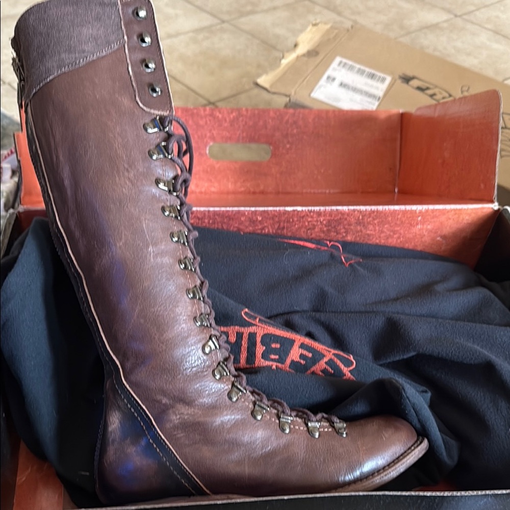 Freebird by Steven Dark Brown Lace-Up Men's Boots